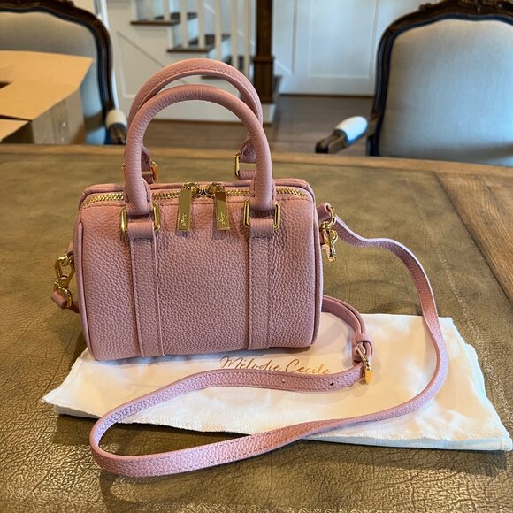 Dress Up Your Purse DUYP Nano Boston Bag - Dusty Pink New - Picture 2 of 9